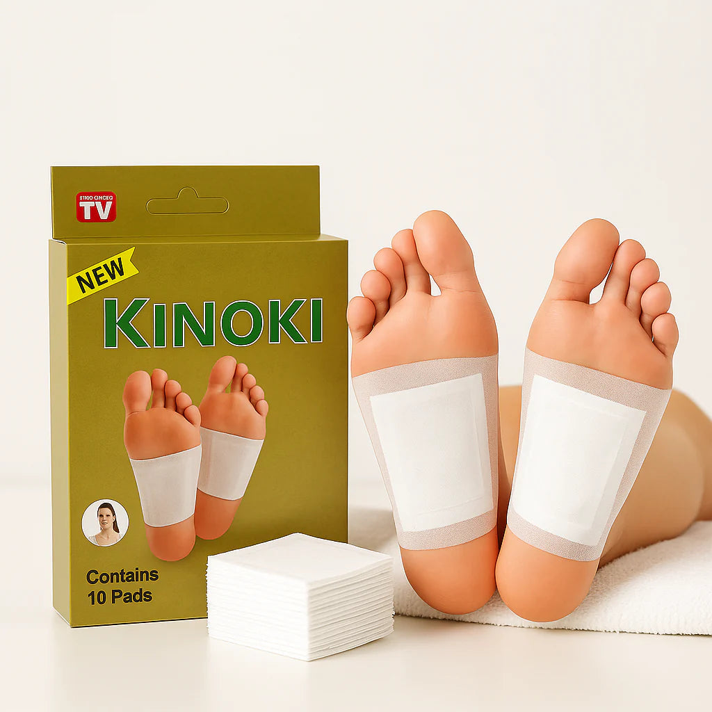 Kinoki Detox Foot Pads – 1 Acheté = 1 Offert | Élimine Toxines & Fatigue en 1 Nuit
